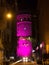 The Galata Tower at Night - Pink