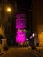 The Galata Tower at Night - Pink