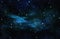 Galaxy Background with nebula stardust and shiny stars