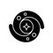 Galaxy black glyph icon