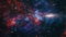 Galaxy creative background. Starfield stardust and nebula space. background with nebula, stardust and bright shining stars.