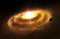 Galaxy ring nebula, space cataclysm