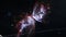 Galaxy space flight exploration rock scence NGC6302