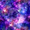 Galaxy Unicorn Explosion Print with Multi Colours