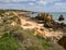 Gale beach in Albufeira, Algarve - Portugal