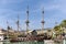 Galeone old wooden ship in a summer day in Genoa, Italy Image ID:359833034