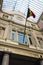 Galerie du Roi (King\'s Gallery), Brussels, roof and Belgian flag