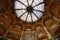 Galeries Lafayette Store, dome, ceiling, building, symmetry