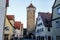 Galgentor Tower, Gallows Gate, Rothenburg ob der Tauber, Germany