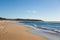 Galician beach landscape, Galicia, Spain. Do Rostro beach