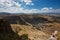 Galilee mountains agricultural valley. Arbel cliff. Low Galilee, Israel