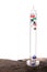 Galileo thermometer isolated