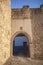 Galisteo, beautiful walled town from Alagon Valley. Extremadura, Spain