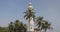 Galle Lighthouse With Palm Trees, Famous Touristic Landmark, Sri Lanka