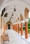 Gallery in the Church of Saint Nektarios. Faliraki