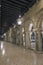 Gallery inside the Doges palace at night in Venice, Italy.