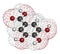 Gallic acid trihydroxybenzoic acid molecule. Present in many plants, including oak, tea and sumac. Both in the free form and is.