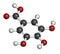 Gallic acid trihydroxybenzoic acid molecule. Present in many plants, including oak, tea and sumac. Both in the free form and is.