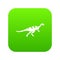 Gallimimus dinosaur icon digital green