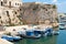 Gallipoli, Angevin castle with fishing boats