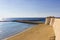 Gallipoli, a beautiful beach in the city. Puglia, Italy