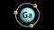 Gallium element have a 3+ charge