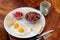 Gallo pinto, traditional dish of Nicaragua and Costa Rica