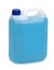 Gallon of blue detergent