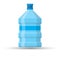 Gallon plastic bottle of water container