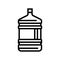 gallon water line icon vector illustration