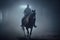 Galloping Through the Dark of the Night, Made with Generative AI