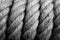 Gallows noose knot black and white image