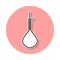 gallows sticker icon. Simple thin line, outline vector of Death icons for ui and ux, website or mobile application
