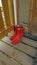 Galoshes on the porch