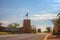 Galton Gate to Etosha National Park in Namibia, south Africa