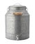 Galvanized Beverage Dispenser with clipping path