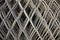 Galvanized mesh fence