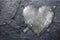 Galvanized metal heart