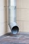 Galvanized rainwater drainpipe