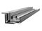 Galvanized steel channel. Metal products. 3d illustration