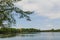 Galve lake near Trakai Island castel. Lithuania
