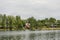 Galve lake near Trakai Island castel. Lithuania