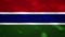 Gambia dense flag fabric wavers, background loop