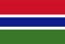 Gambia flag vector. Illustration of Gambia flag