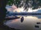 Gambia river sunset