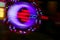 Gambling casino motion blur colorful lights