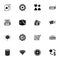 Gambling icon - Expand to any size - Change to any colour. Perfect Flat Vector Contains such Icons as casino, poker, chip, bet,