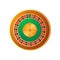 Gambling Icon, Round Table, Roulette Object Vector