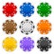 Gambling Poker Chips Set