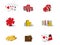 Gambling - poker icon set